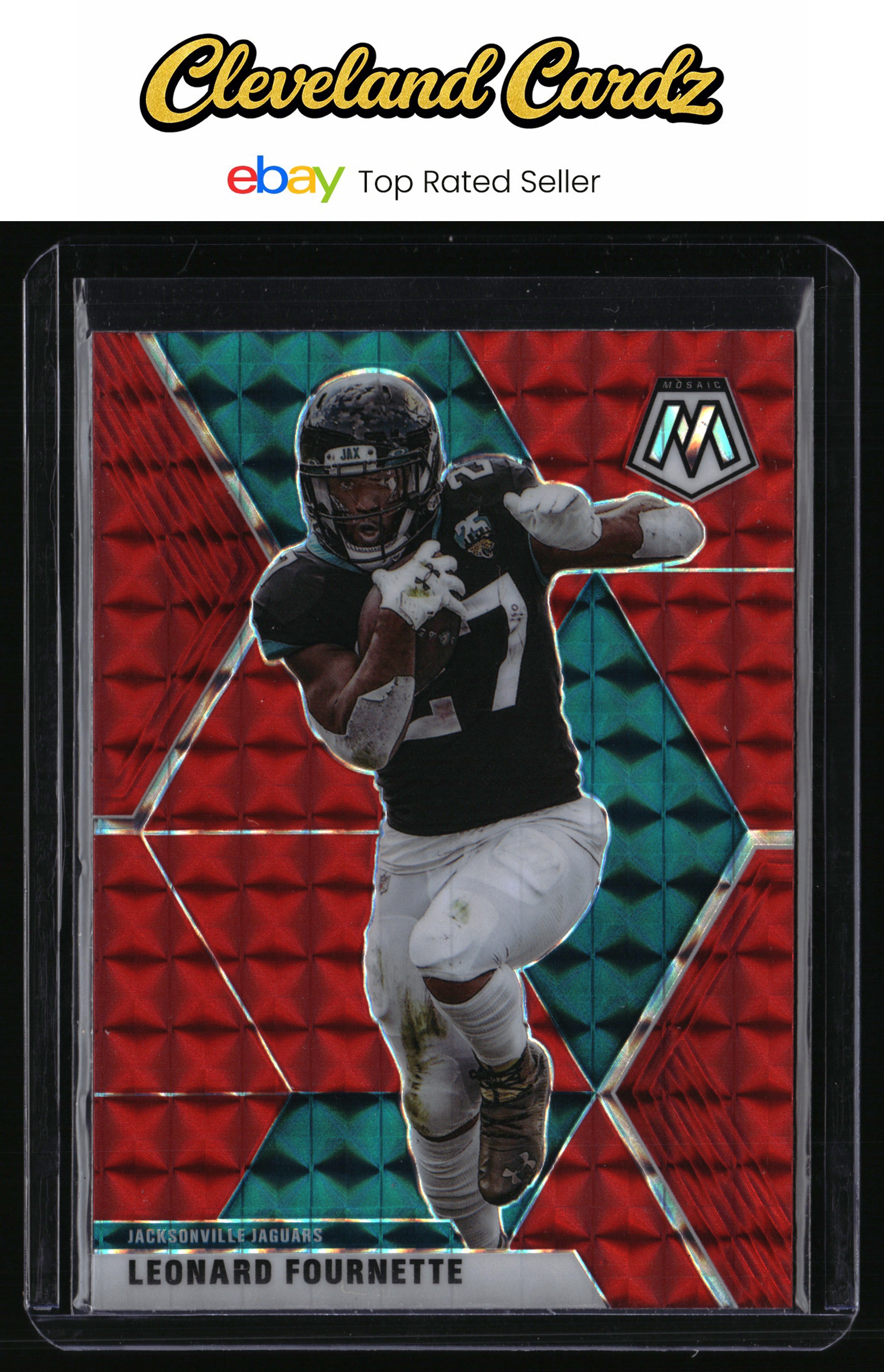 2020 Panini Mosaic #99 Leonard Fournette Prizm Red