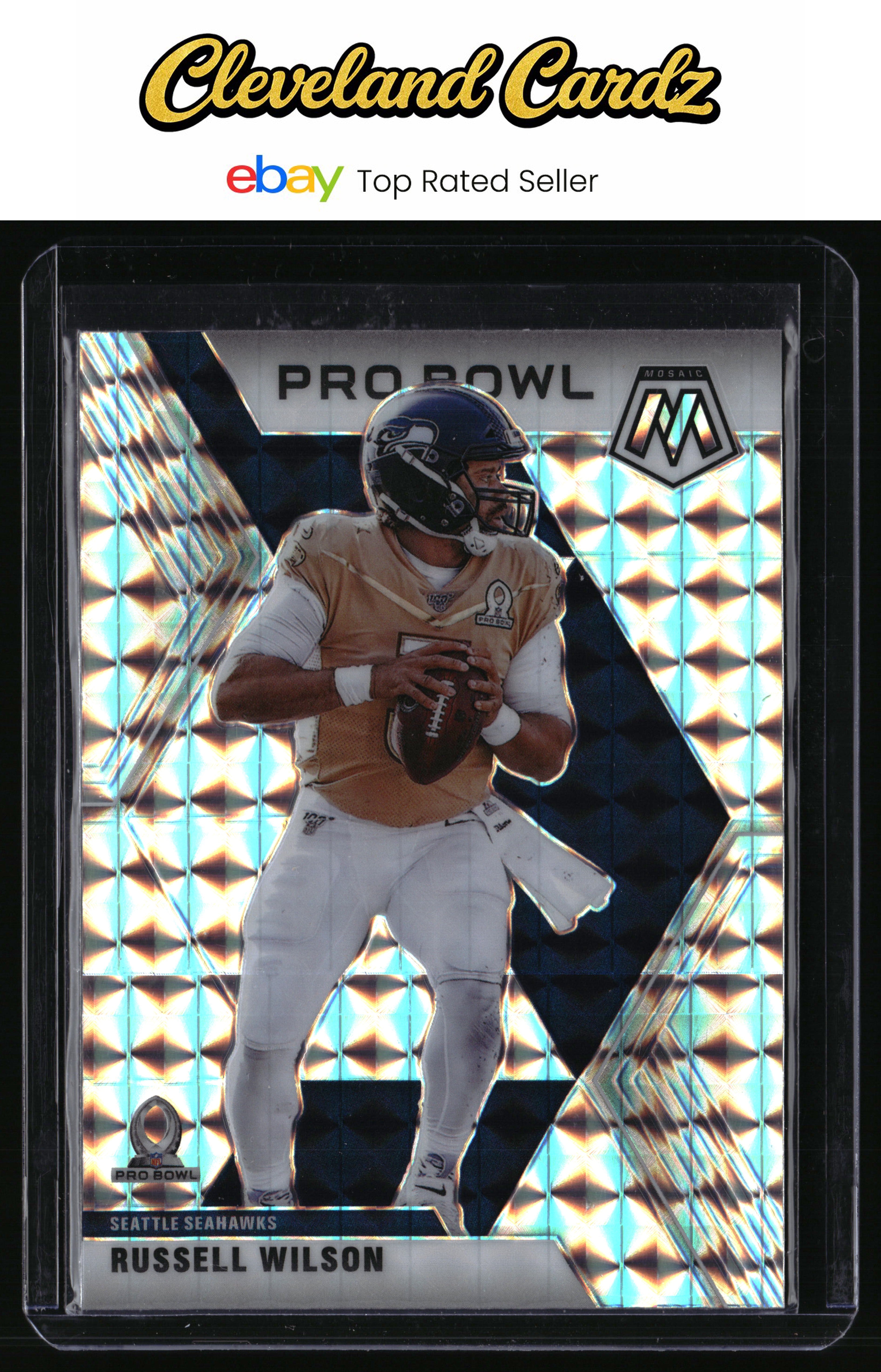 2020 Panini Mosaic #260 Russell Wilson Prizm