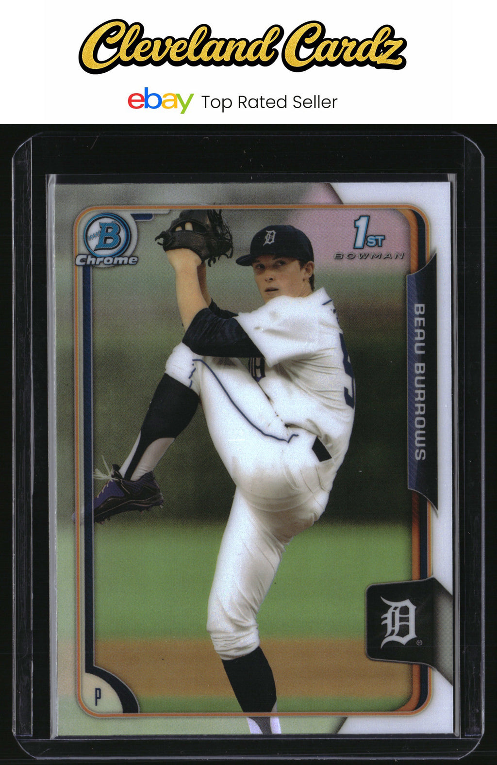 2015 Bowman Draft #17 Beau Burrows Chrome Refractors