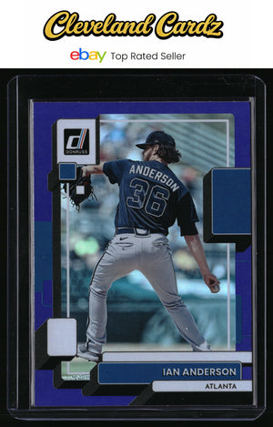 2022 Donruss #209 Ian Anderson Holo Purple