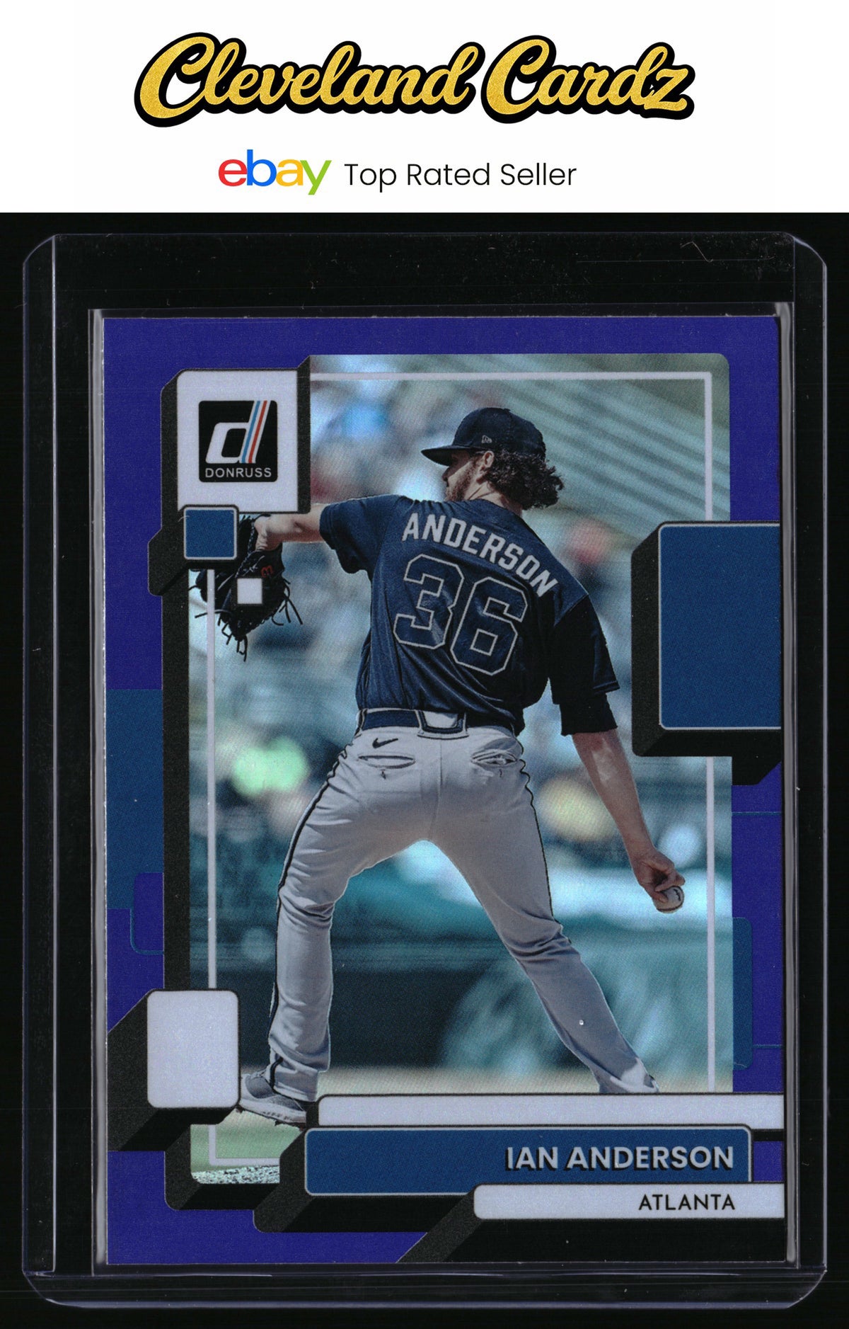 2022 Donruss #209 Ian Anderson Holo Purple