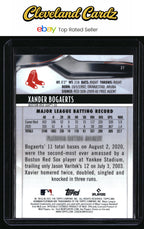2021 Bowman Platinum #27 Xander Bogaerts