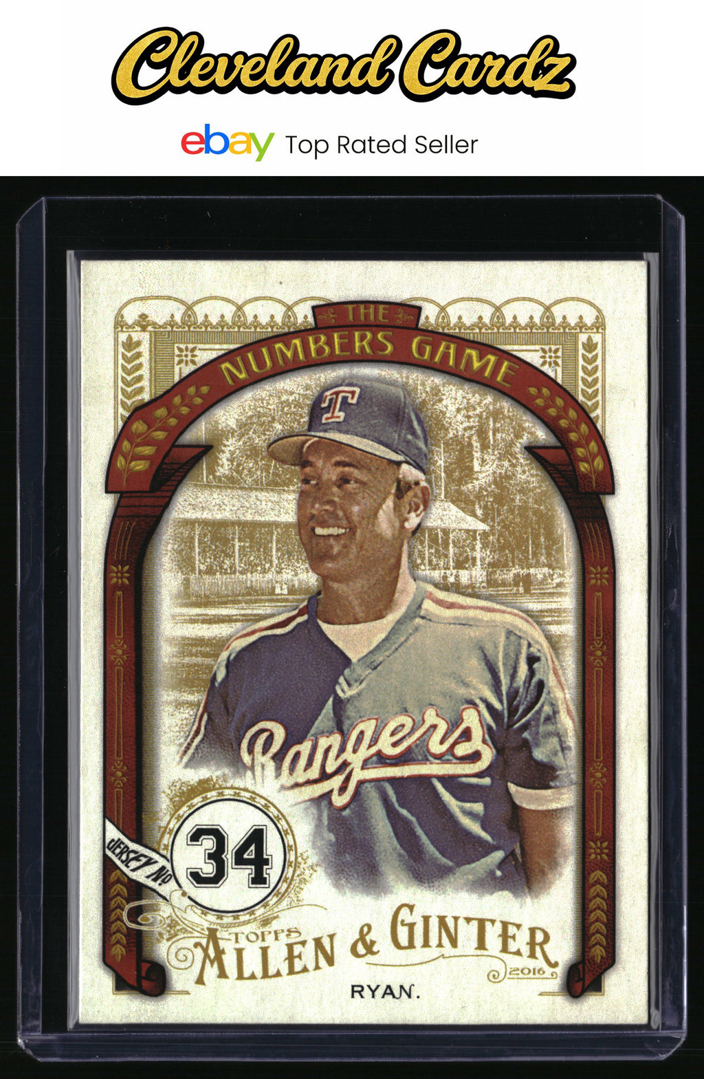 2016 Topps Allen & Ginter #NG-9 Nolan Ryan The Numbers Game