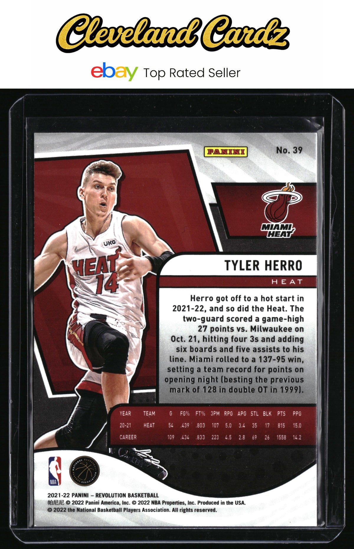 2021-22 Panini Revolution #39 Tyler Herro