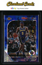 2019-20 Hoops Premium Stock #273 Rajon Rondo Prizms Blue Cracked Ice