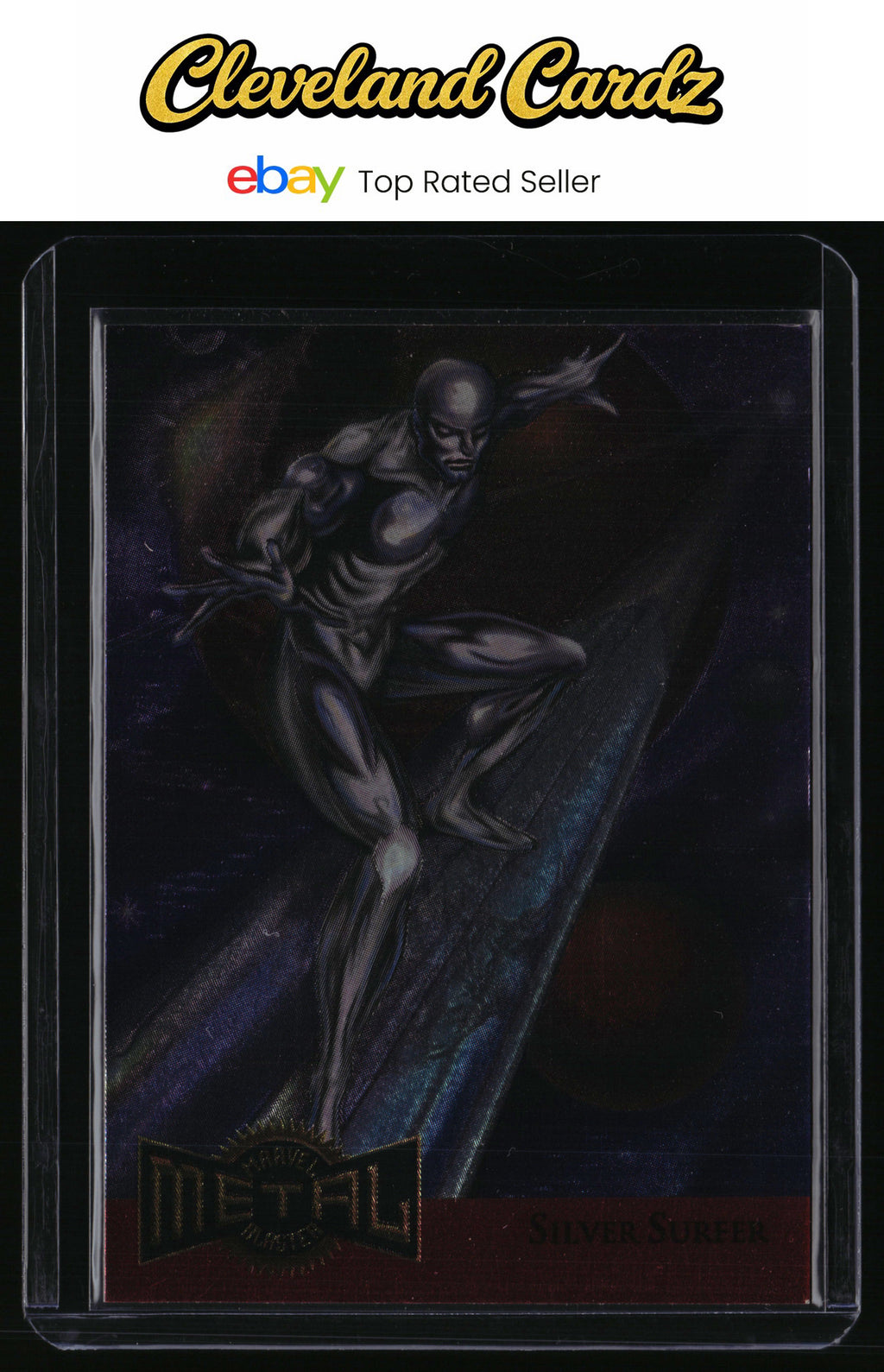 1995 Metal Marvel #11 Silver Surfer Metal Blasters