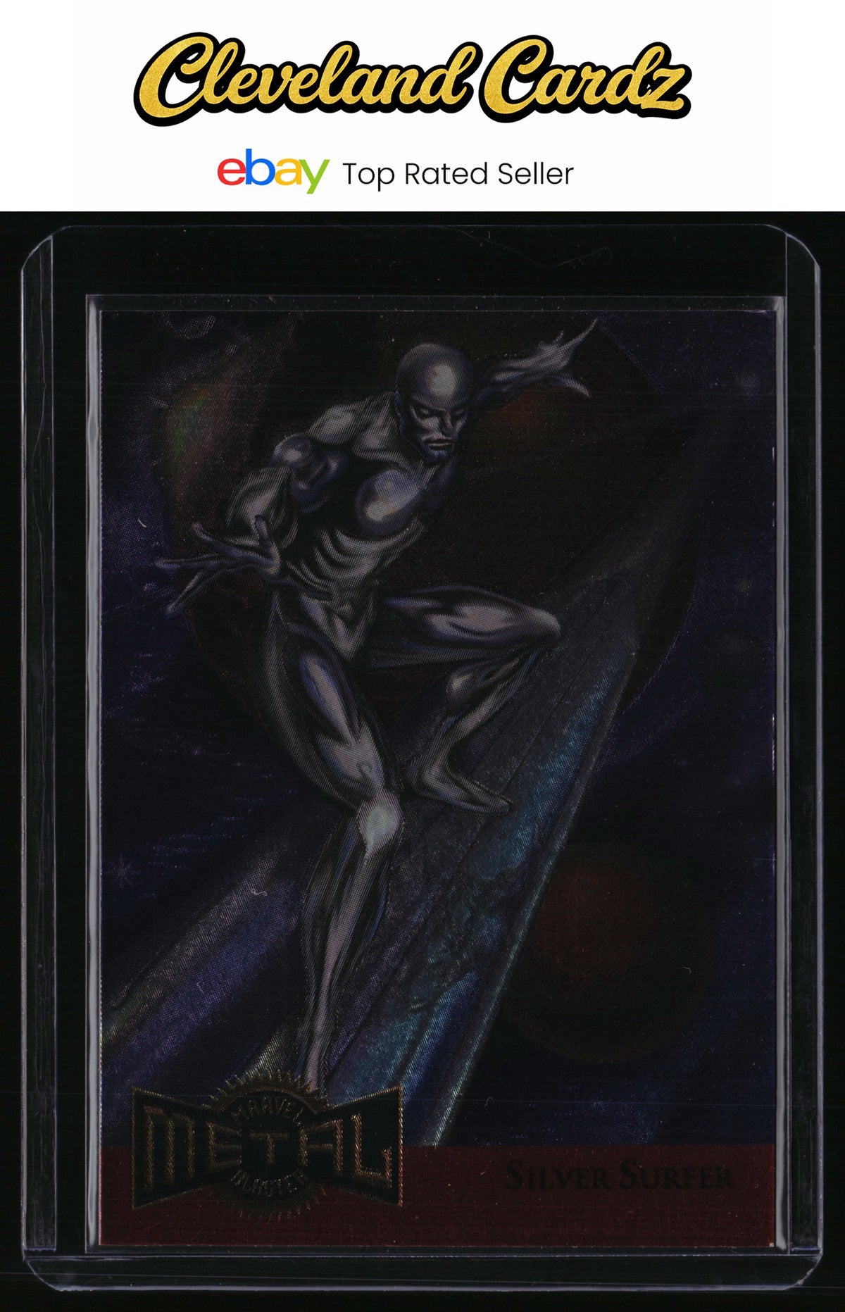 1995 Metal Marvel #11 Silver Surfer Metal Blasters