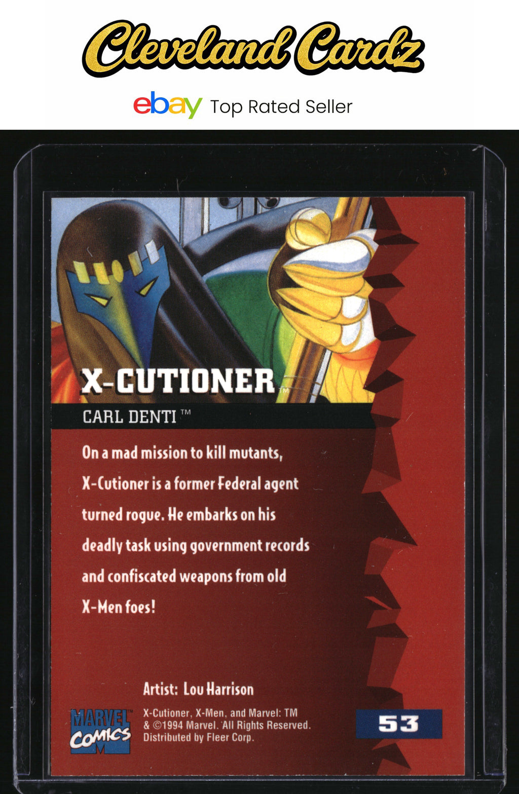 1995 Fleer Ultra X-Men #53 X-Cutioner