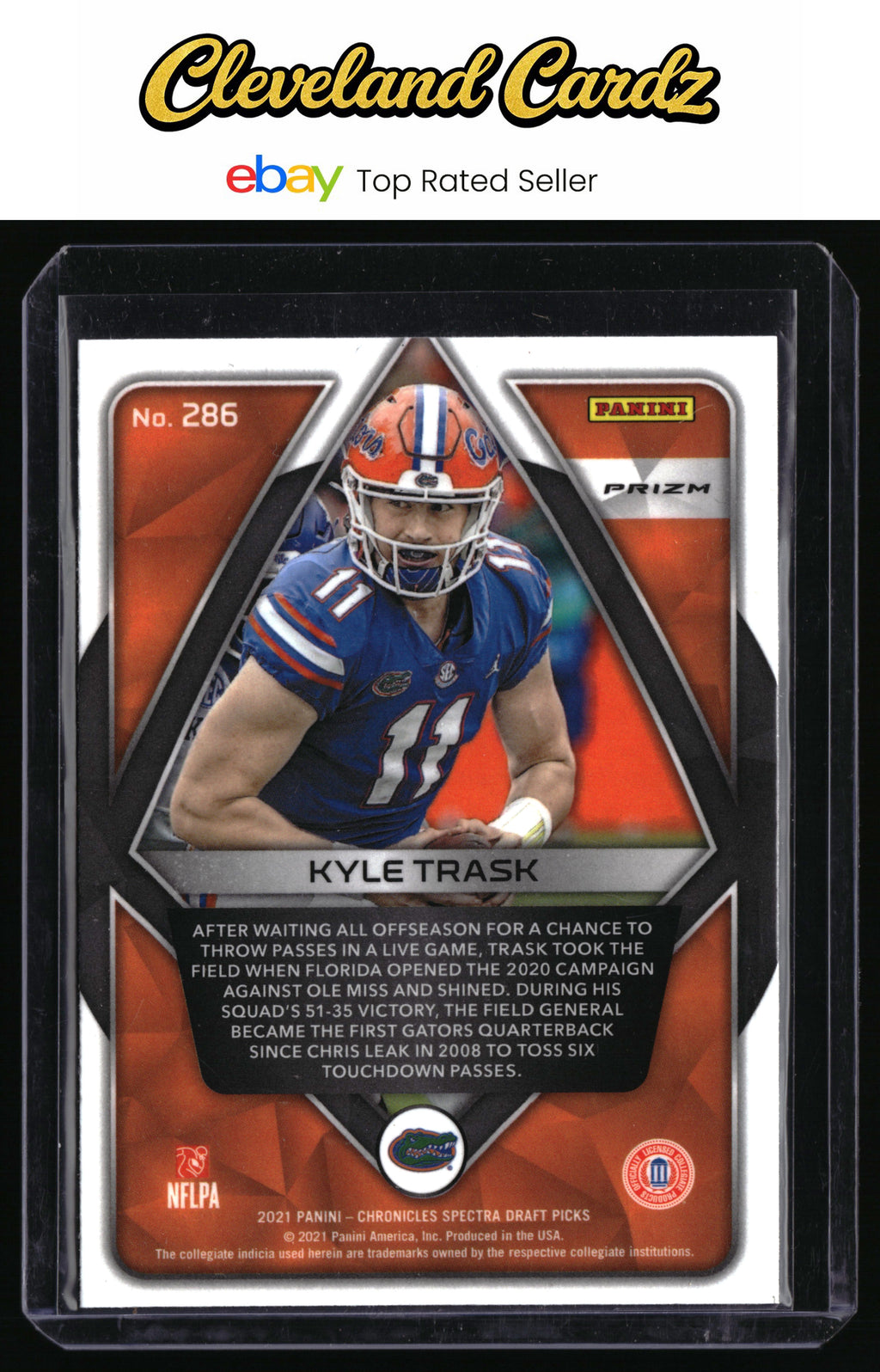 2021 Panini Chronicles Draft Picks #286 Kyle Trask Pink