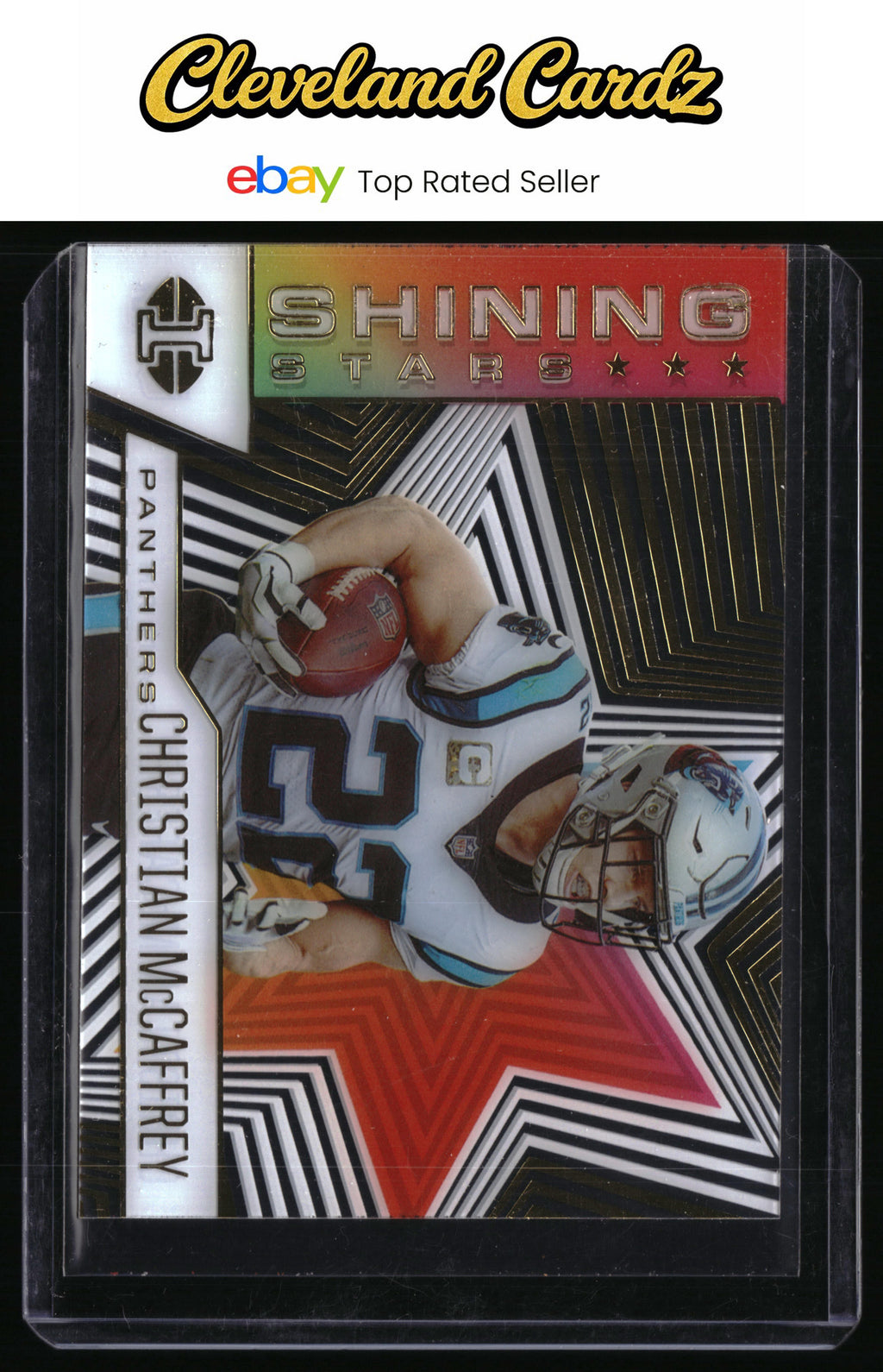2021 Panini Illusions #SS-4 Christian McCaffrey Shining Stars