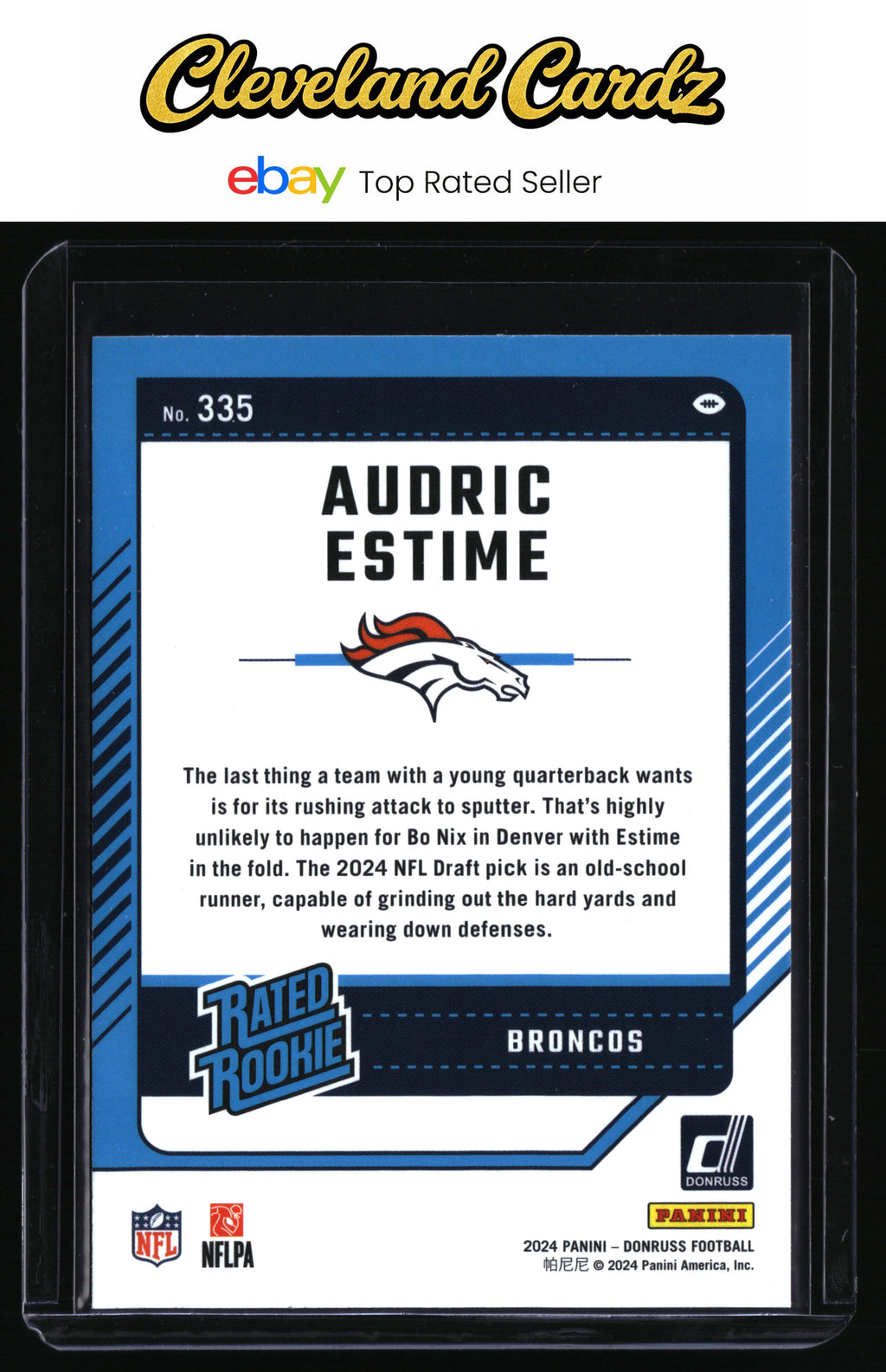 2024 Donruss #335 Audric Estime