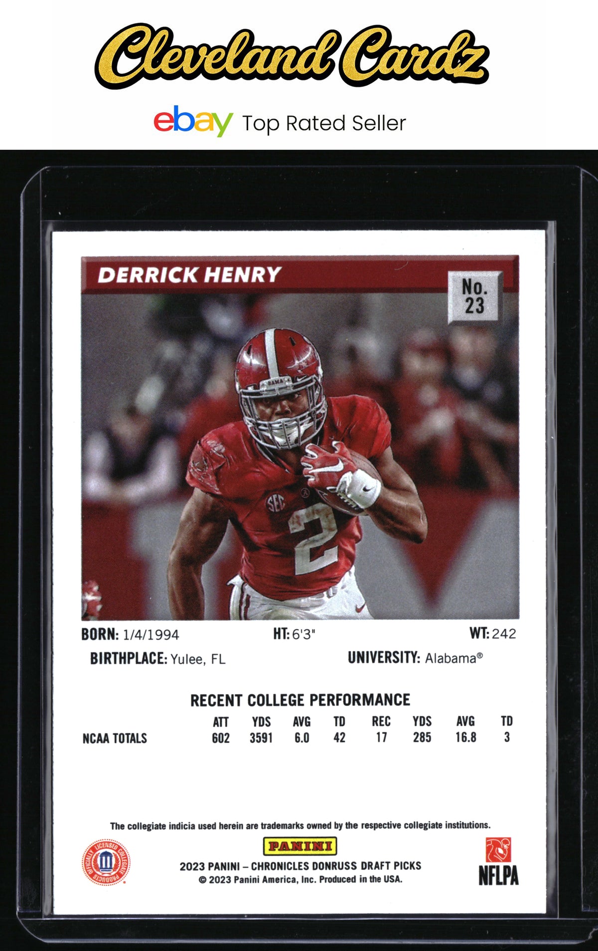 2023 Panini Chronicles Draft Picks #23 Derrick Henry Donruss Retro