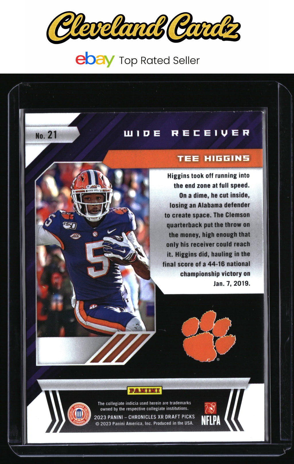 2023 Panini Chronicles Draft Picks #21 Tee Higgins XR