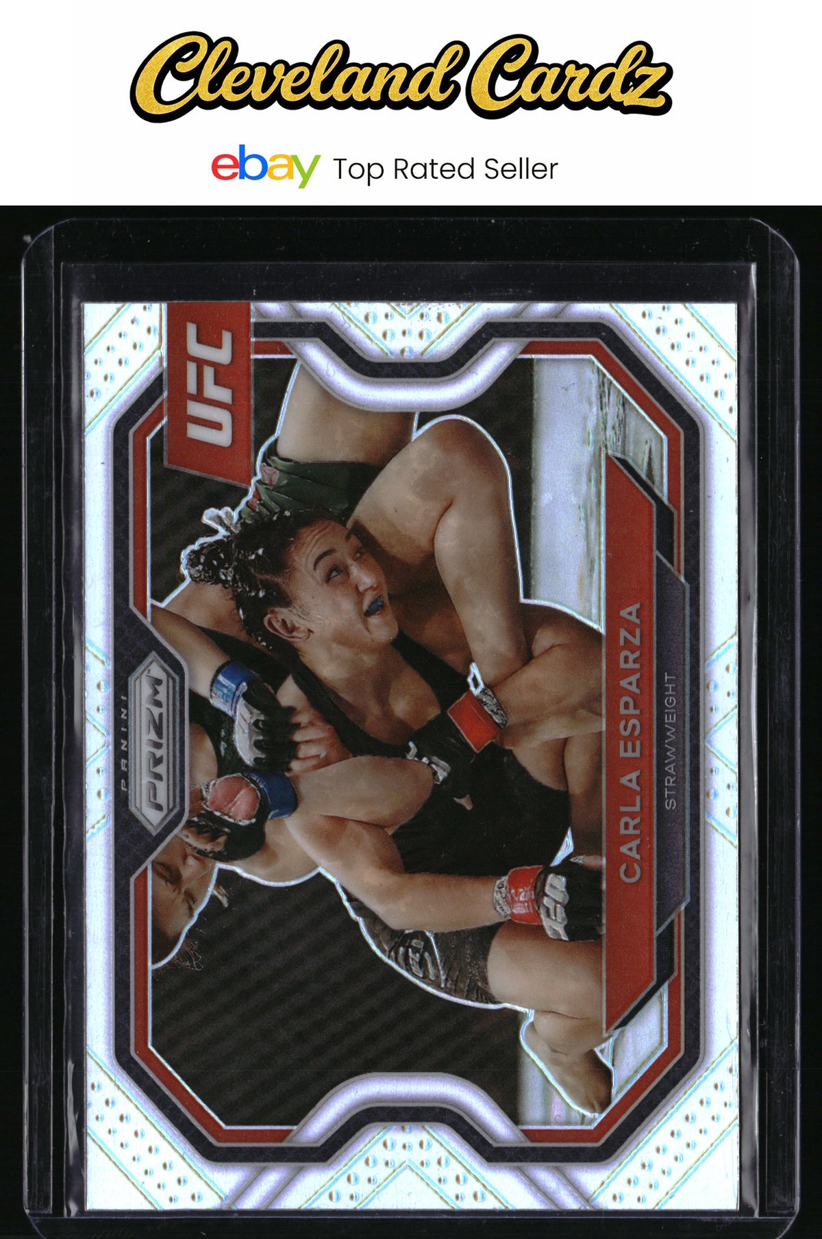 2021 Panini Prizm UFC #154 Carla Esparza Silver Prizms