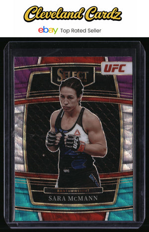 2022 Panini Select UFC #90 Sara McMann Tri-Color Prizms