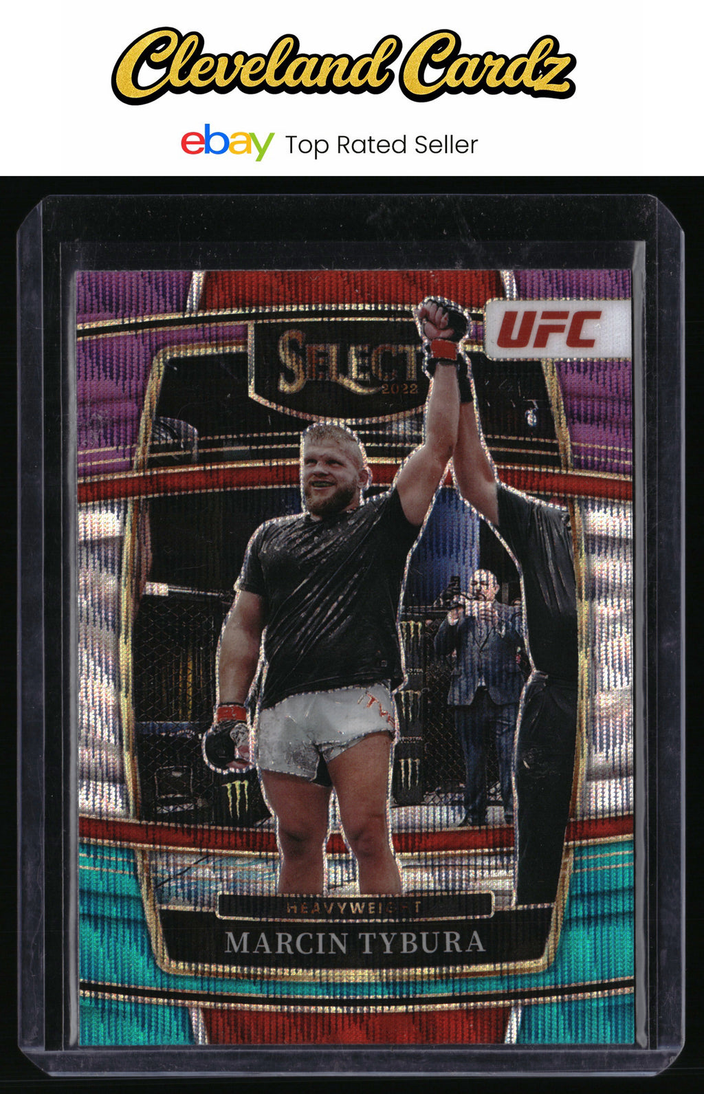 2022 Panini Select UFC #89 Marcin Tybura Tri-Color Prizms