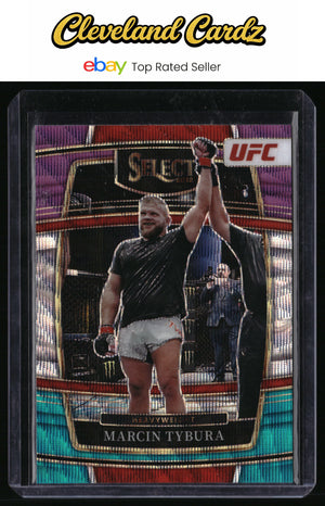 2022 Panini Select UFC #89 Marcin Tybura Tri-Color Prizms