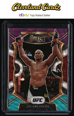 2021 Panini Select UFC #74 Jacare Souza Tri-Color Prizms