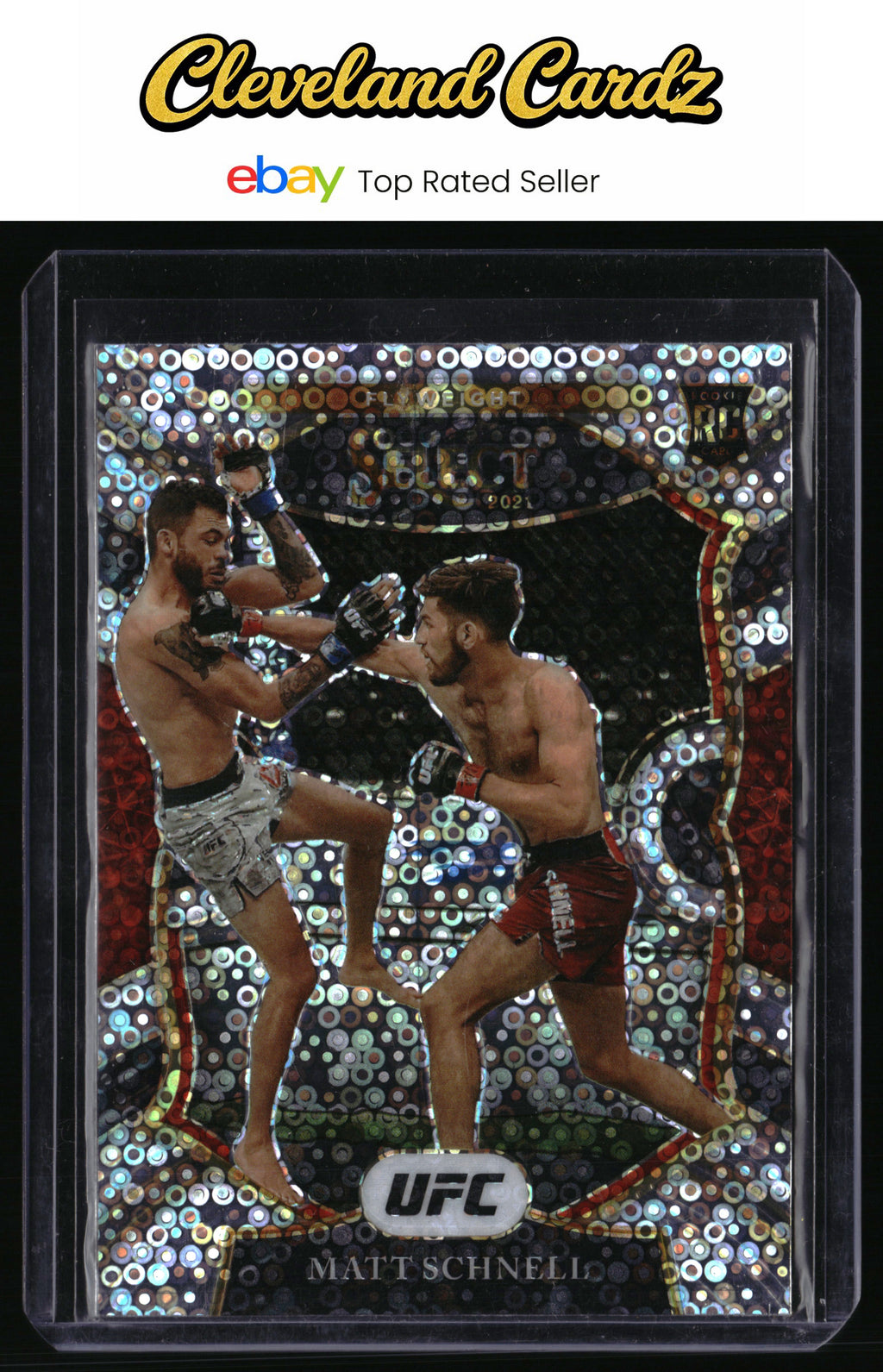 2021 Panini Select UFC #85 Matt Schnell Disco Prizms