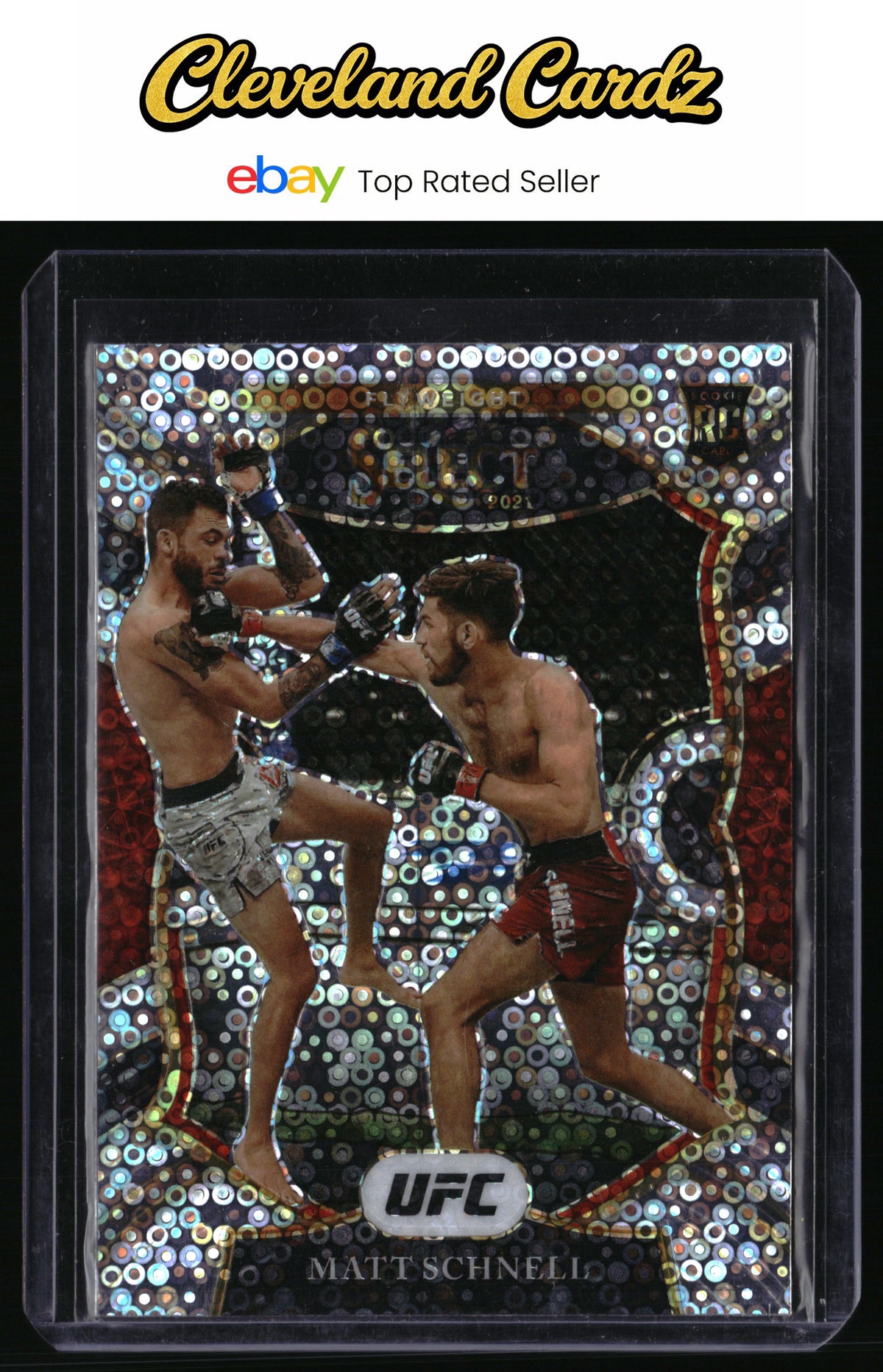 2021 Panini Select UFC #85 Matt Schnell Disco Prizms