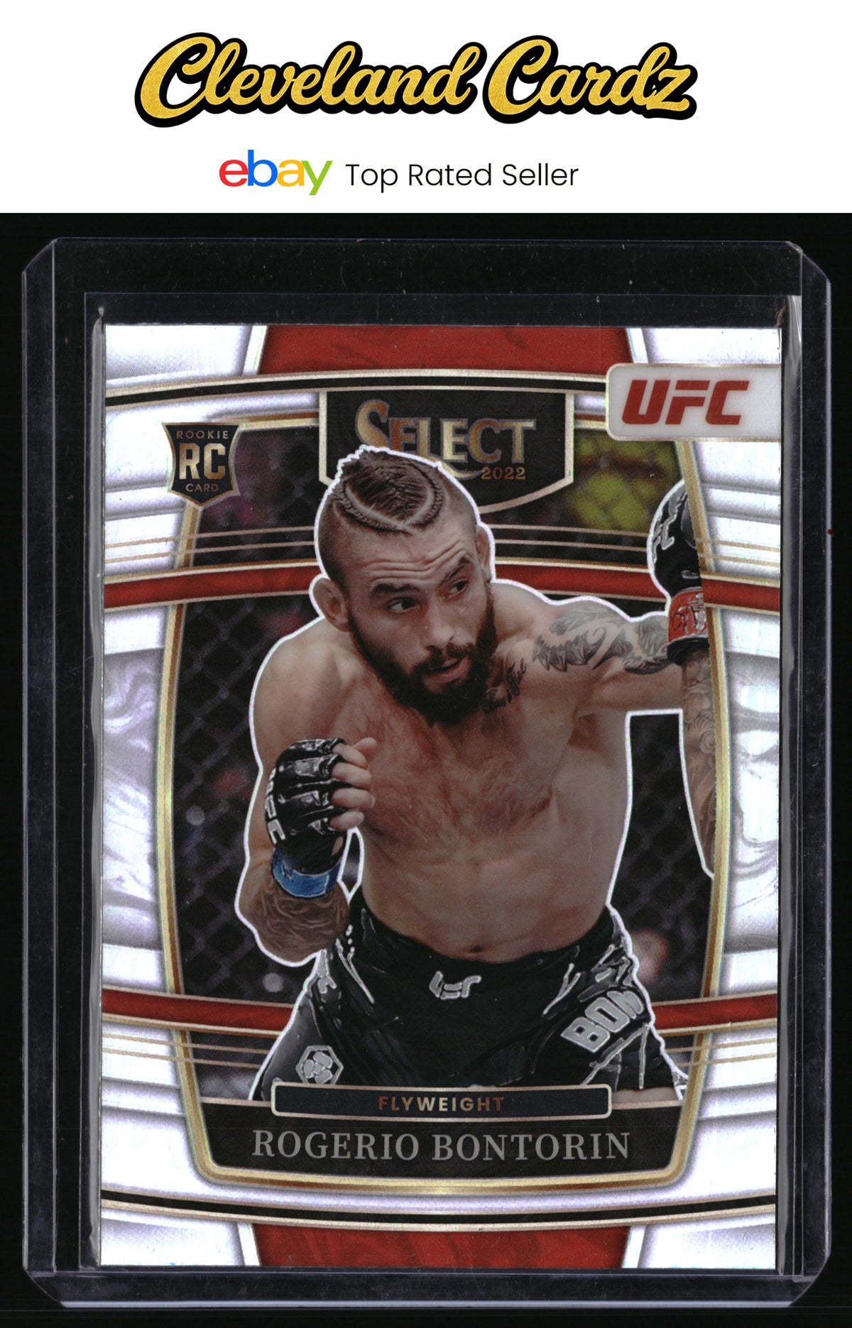 2022 Panini Select UFC #63 Rogerio Bontorin Silver Prizms