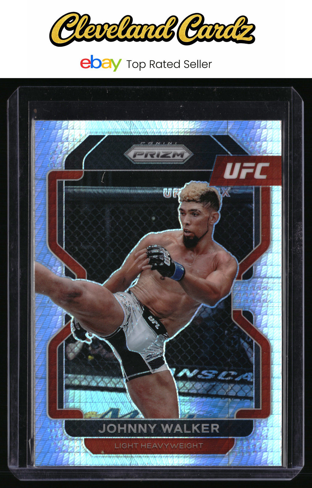 2022 Panini Prizm UFC #106 Johnny Walker Hyper