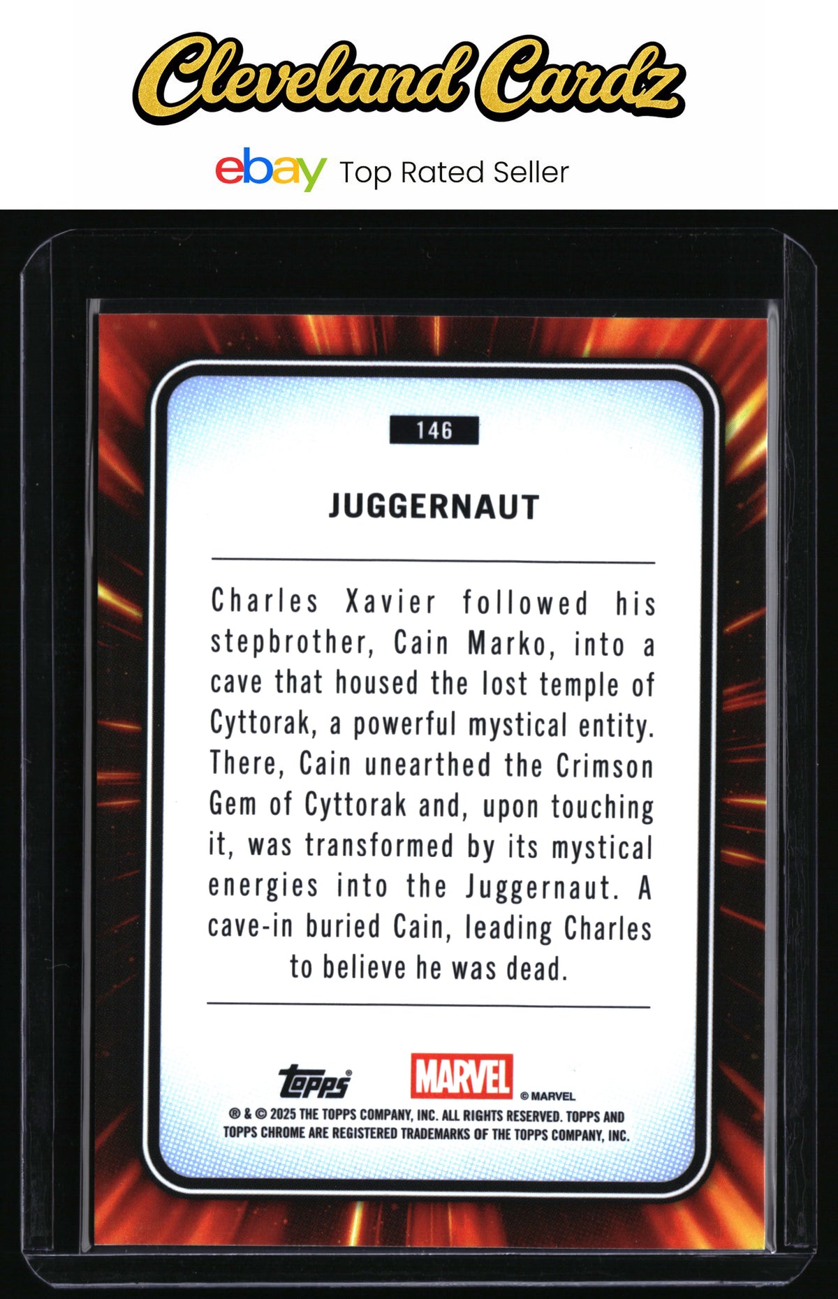 2025 Topps Chrome Marvel #146 Juggernaut