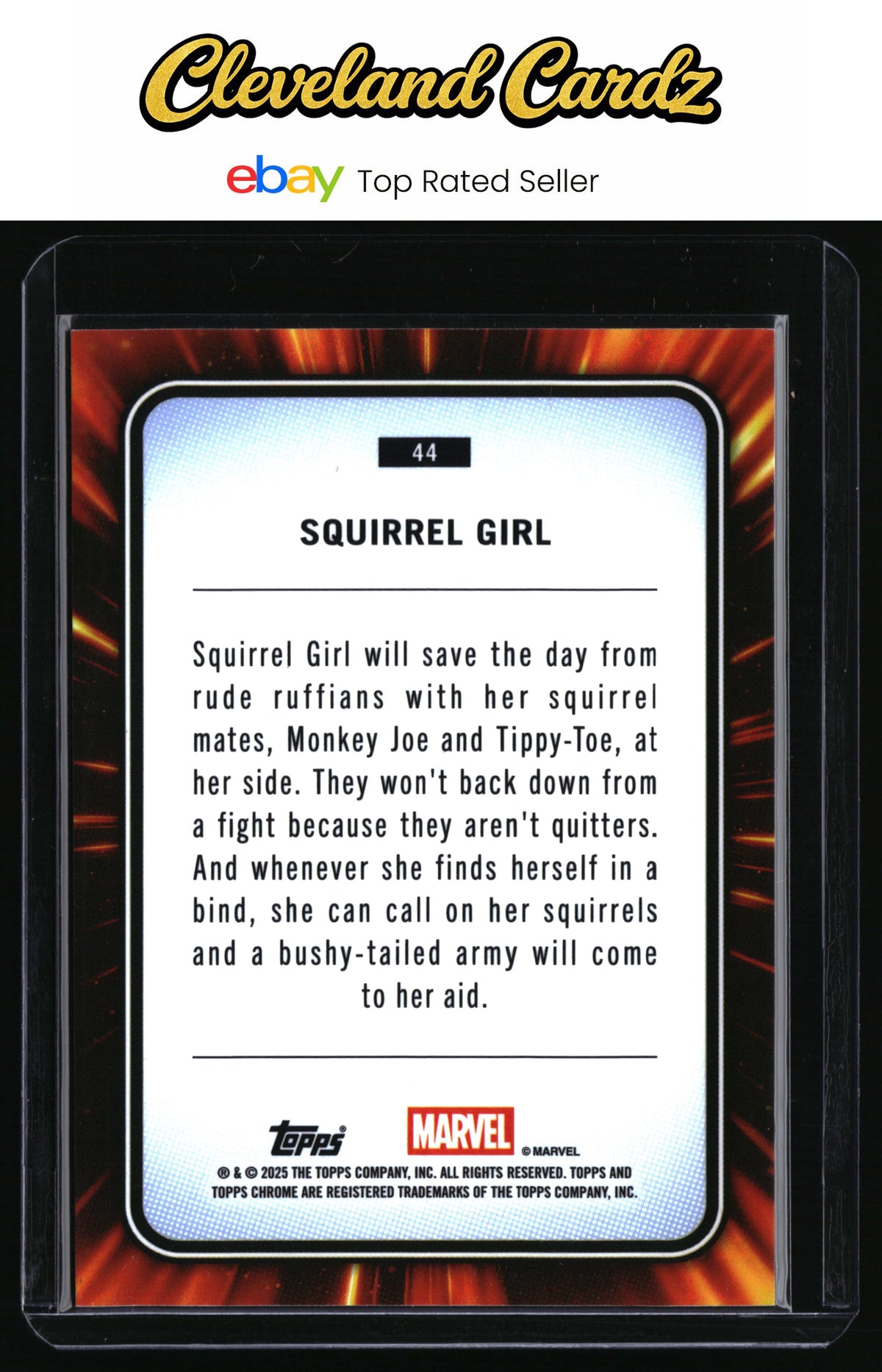 2025 Topps Chrome Marvel #44 Squirrel Girl