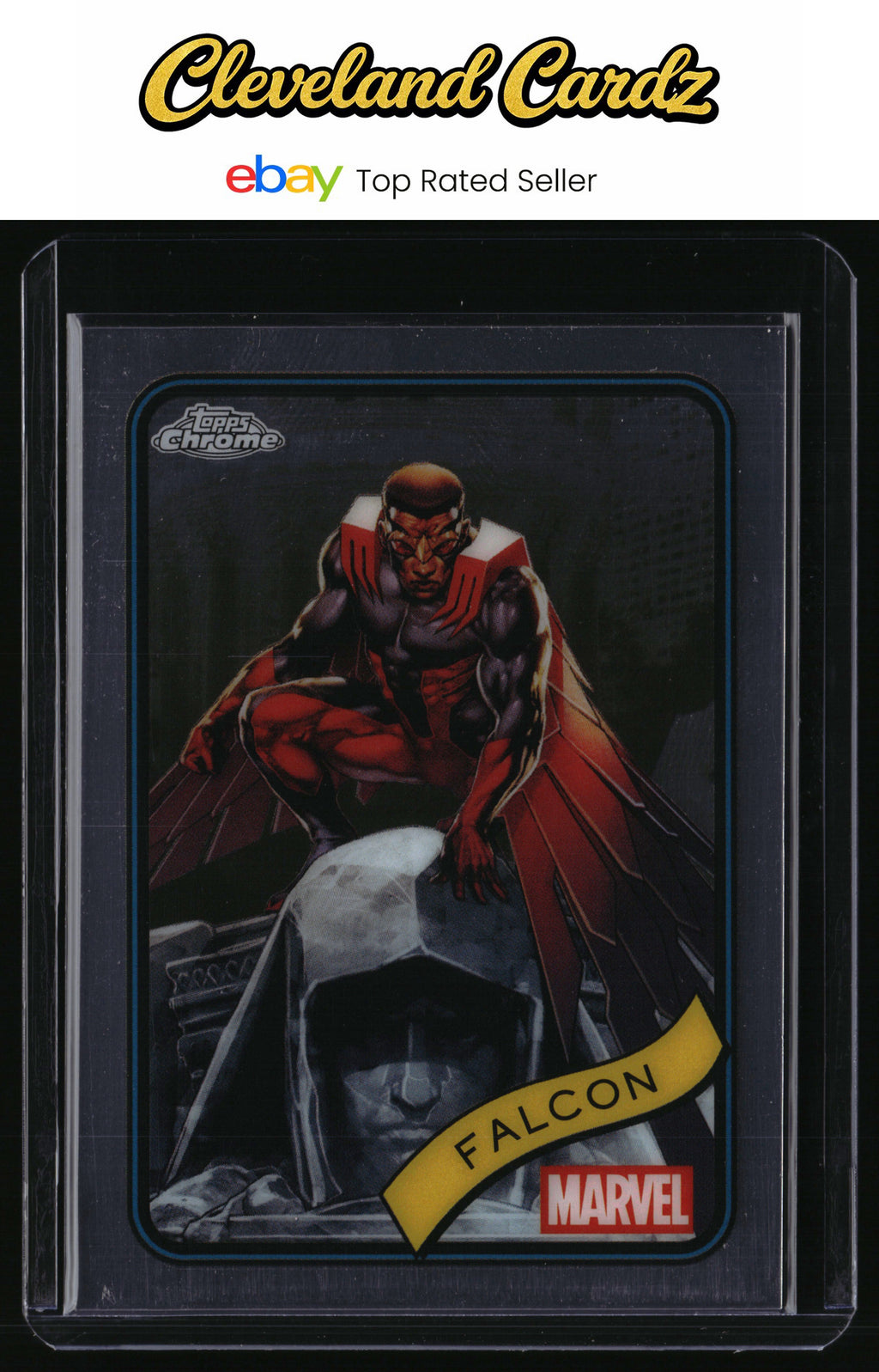 2025 Topps Chrome Marvel #80 Falcon