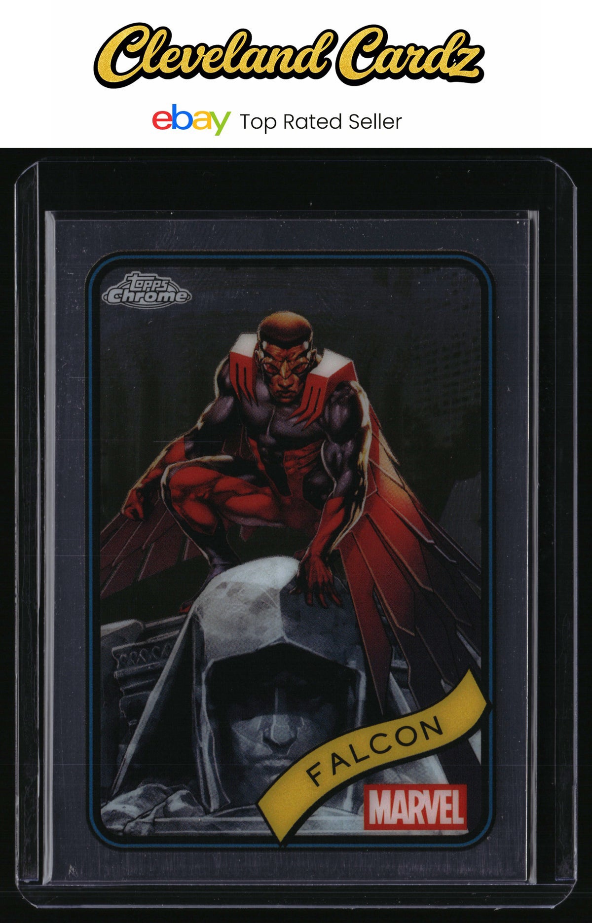 2025 Topps Chrome Marvel #80 Falcon