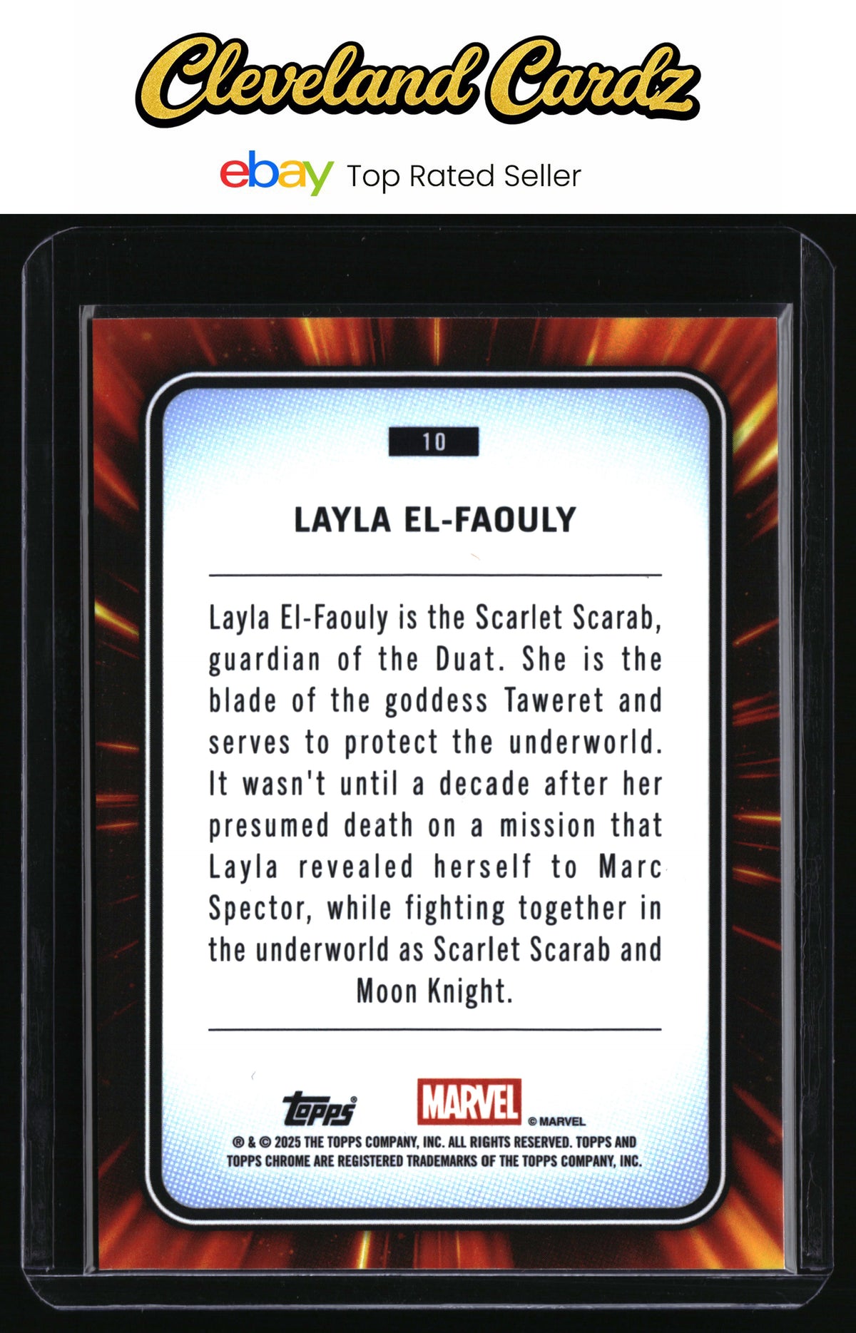 2025 Topps Chrome Marvel #10 Layla El-Faouly