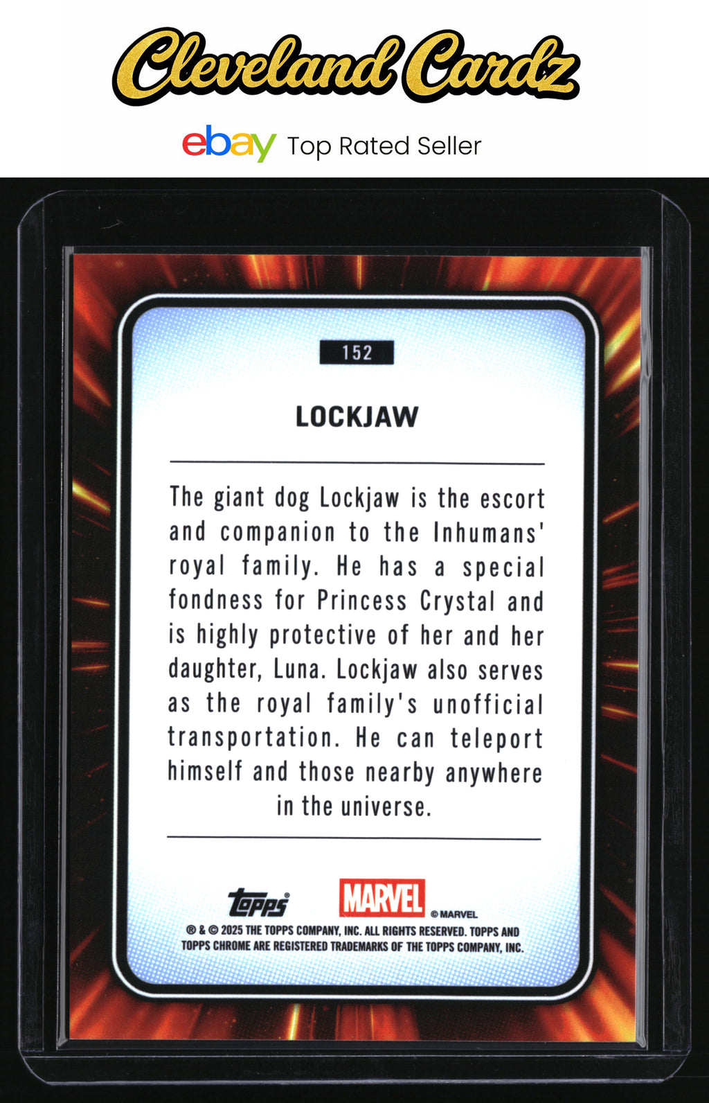 2025 Topps Chrome Marvel #152 Lockjaw