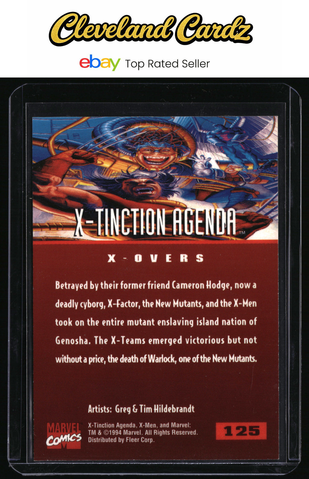 1995 Fleer Ultra X-Men #125 X-Tinction Agenda