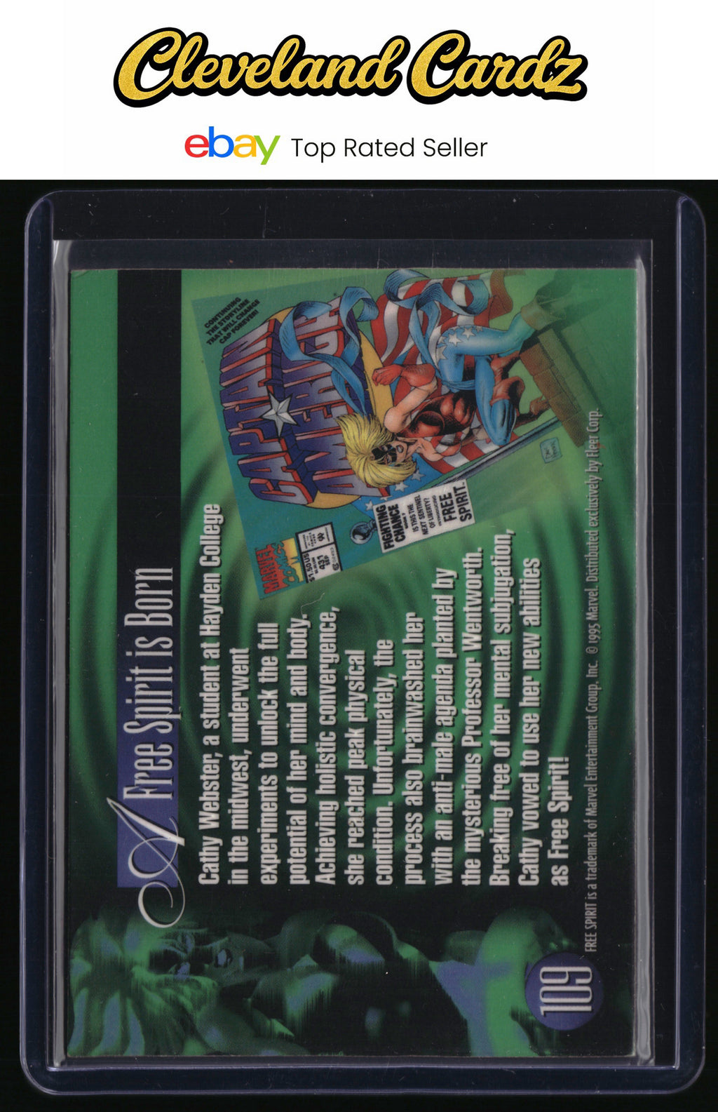 1995 Flair Marvel Annual #109 Free Spirit