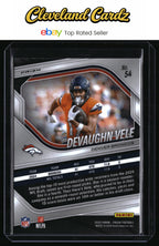 2025 Panini Prizm #54 Devaughn Vele Neon Green Pulsar