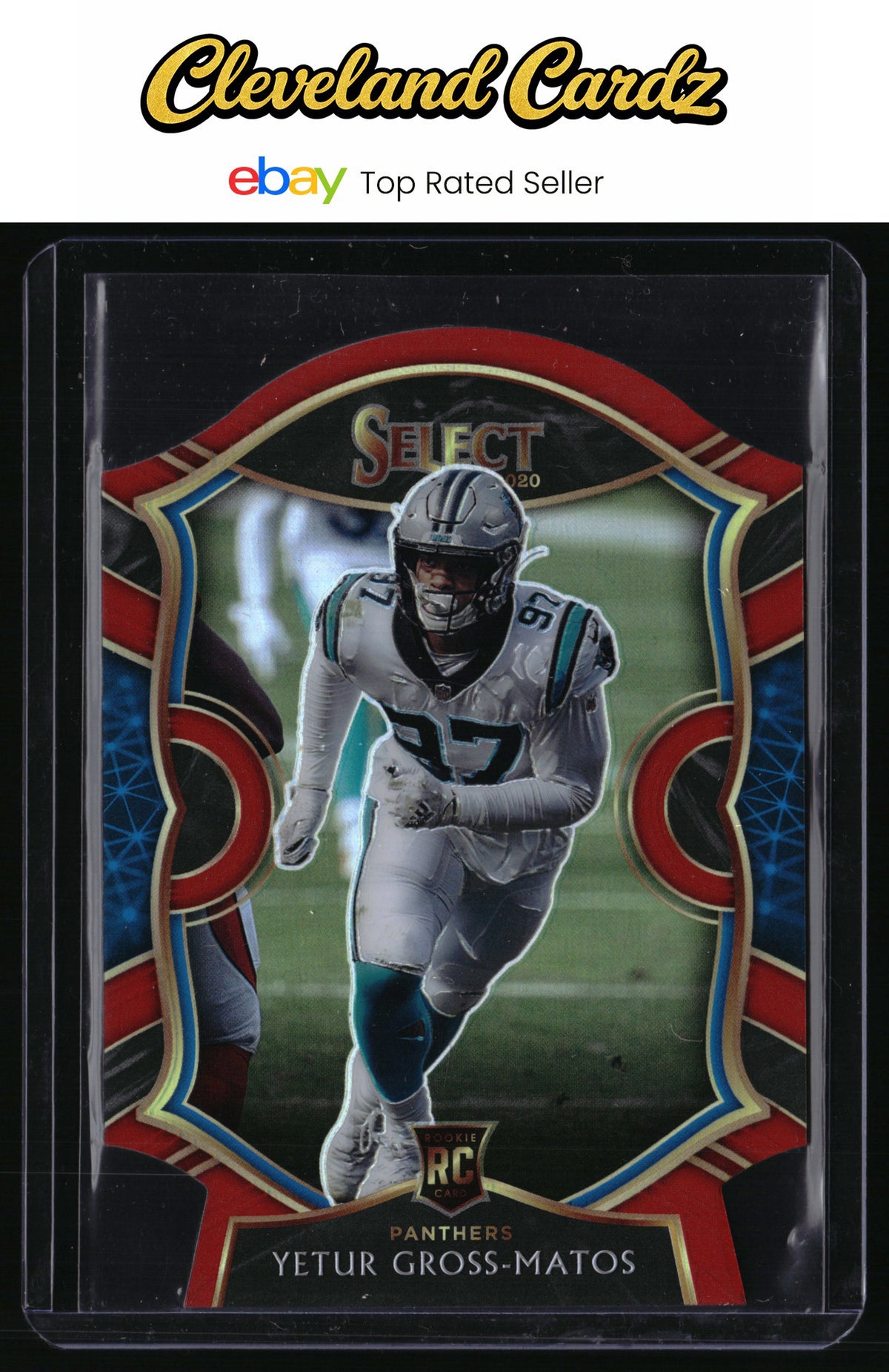 2020 Panini Select #94 Yetur Gross-Matos Maroon Prizm Die Cut