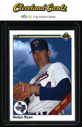 1990 Upper Deck #734b Nolan Ryan : 300th Win banner on front