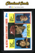 1984 Topps #706 NL Active Career Victory Leaders (Carlton/Jenkins/Seaver)