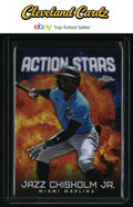 2023 Topps Chrome Update #ASC-30 Jazz Chisholm Jr. Action Stars