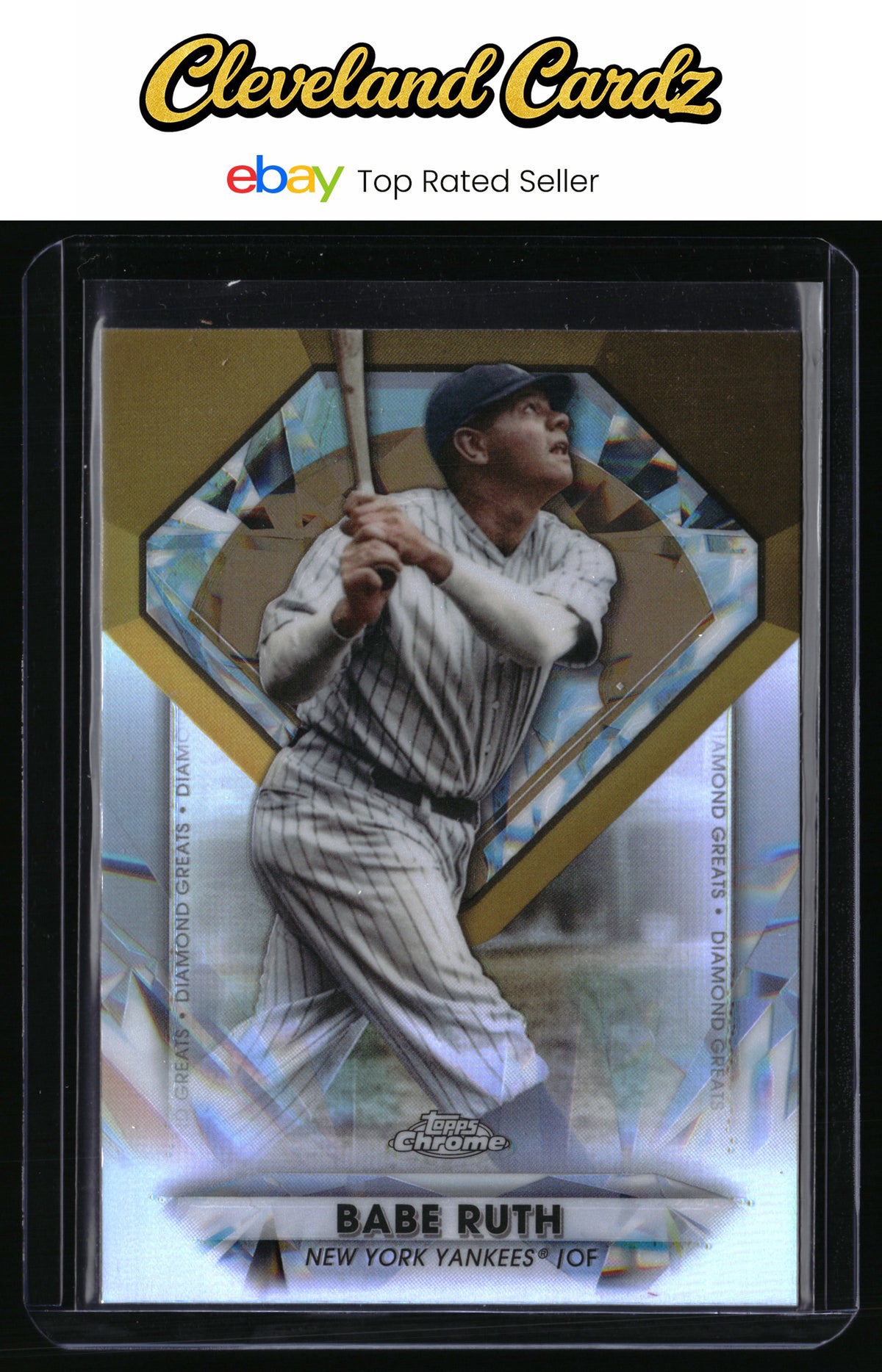 2022 Topps Chrome Update #DGC-19 Babe Ruth Diamond Greats