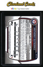 2023 Bowman Chrome #BCP-166 Anthony Gutierrez Prospects Mojo Refractor
