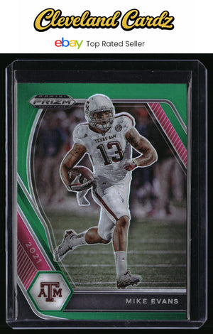 2021 Panini Prizm Draft Picks Collegiate #64 Mike Evans Green