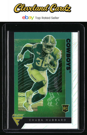 2021 Panini Chronicles Draft Picks #246 Chuba Hubbard Flux Base Silver