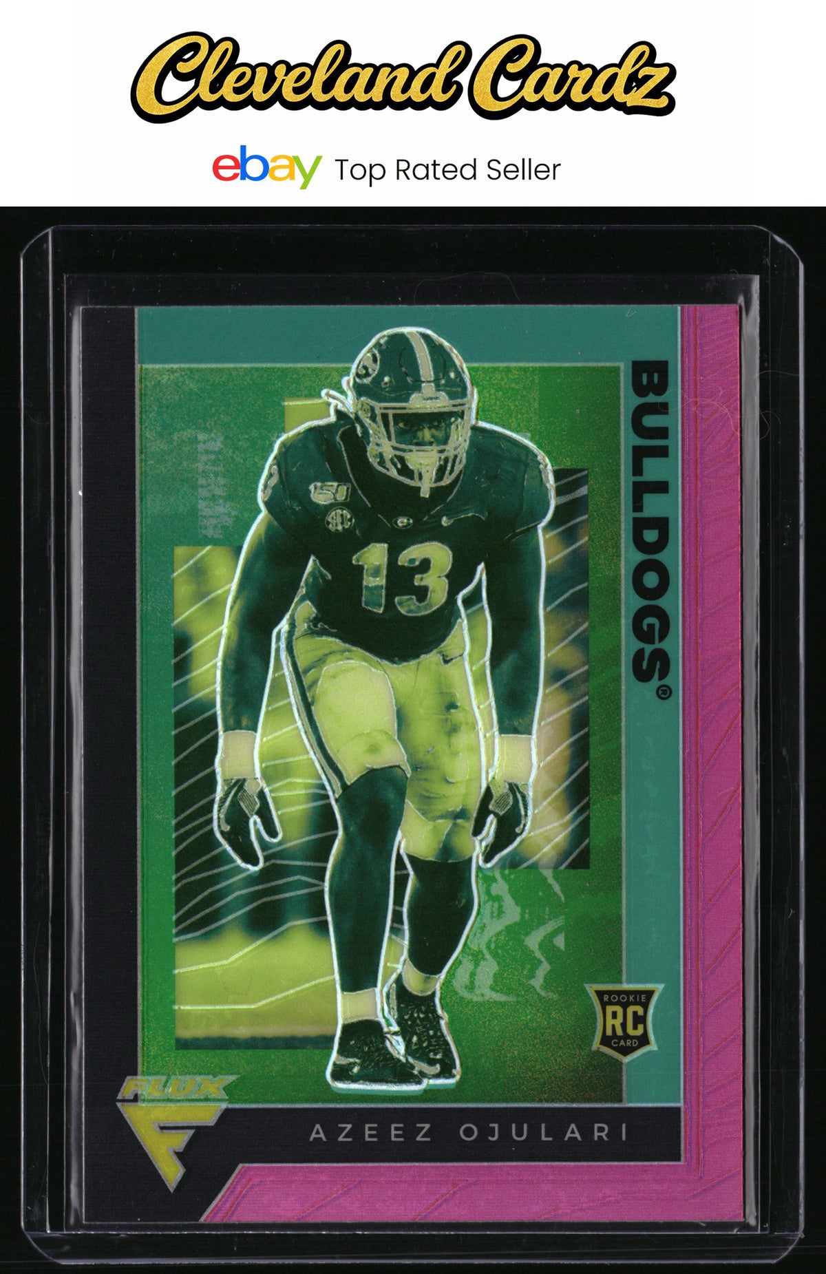 2021 Panini Chronicles Draft Picks #250 Azeez Ojulari Pink