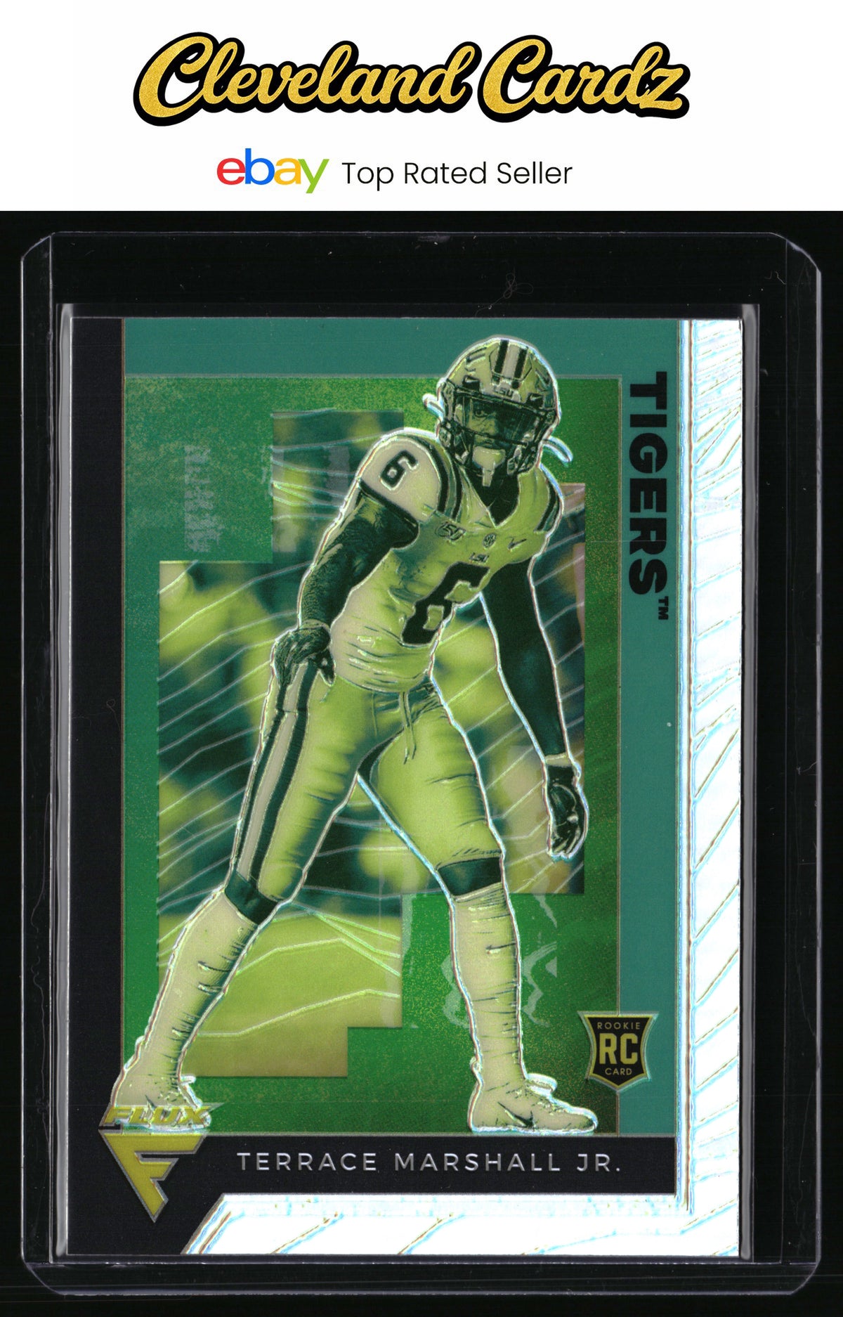 2021 Panini Chronicles Draft Picks #244 Terrace Marshall Jr. Flux Base Silver