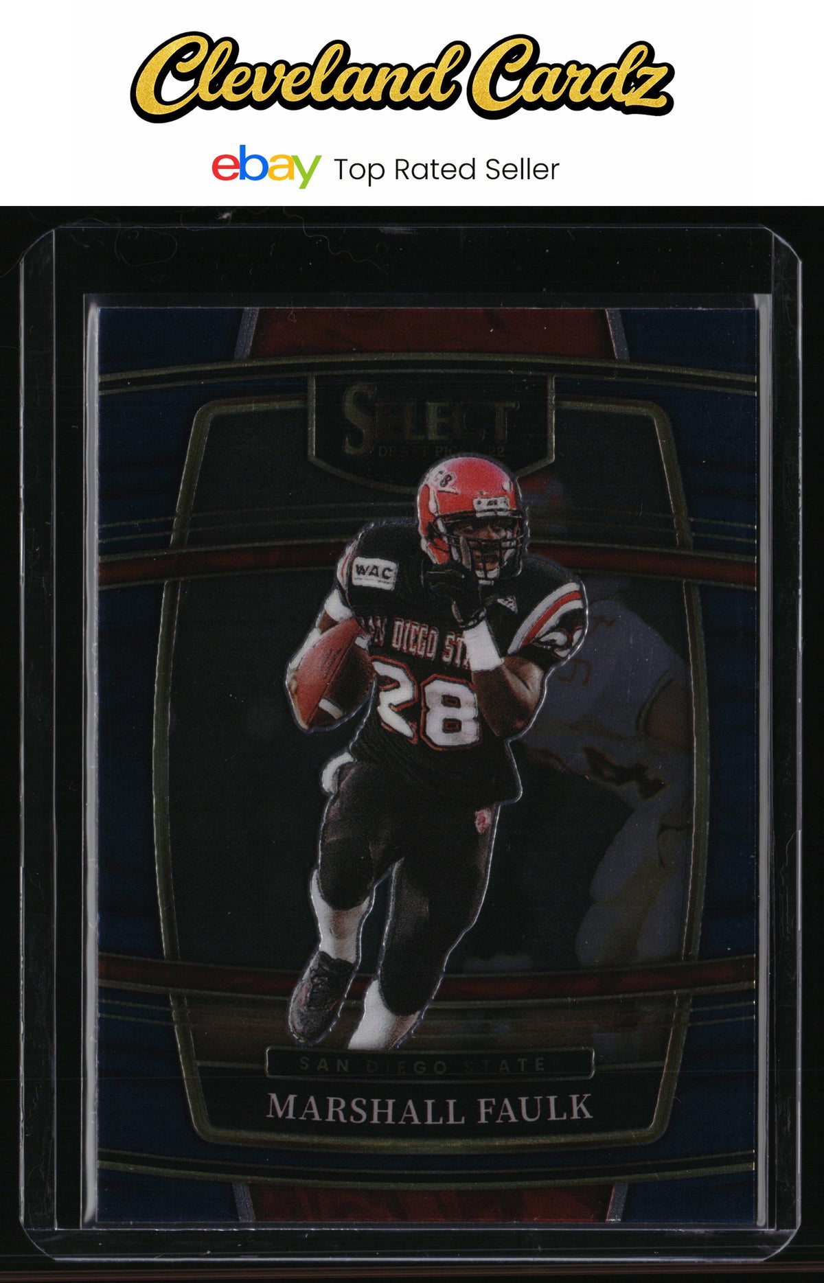 2022 Panini Select Draft Picks #66 Marshall Faulk BluE