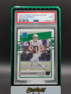 2020 Panini Rated Rookie #4 Justin Herbert Donruss PSA 9 w/ Cardictive Case