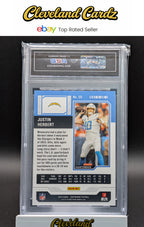 2023 Panini Contenders #59 Justin Herbert Season Ticket Mojo Refractor Other 10