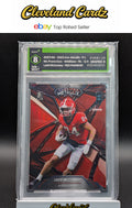 2023 Wild Card - WildGlass-Rainbow-Red #WMG-LM Ladd McConkey #/3