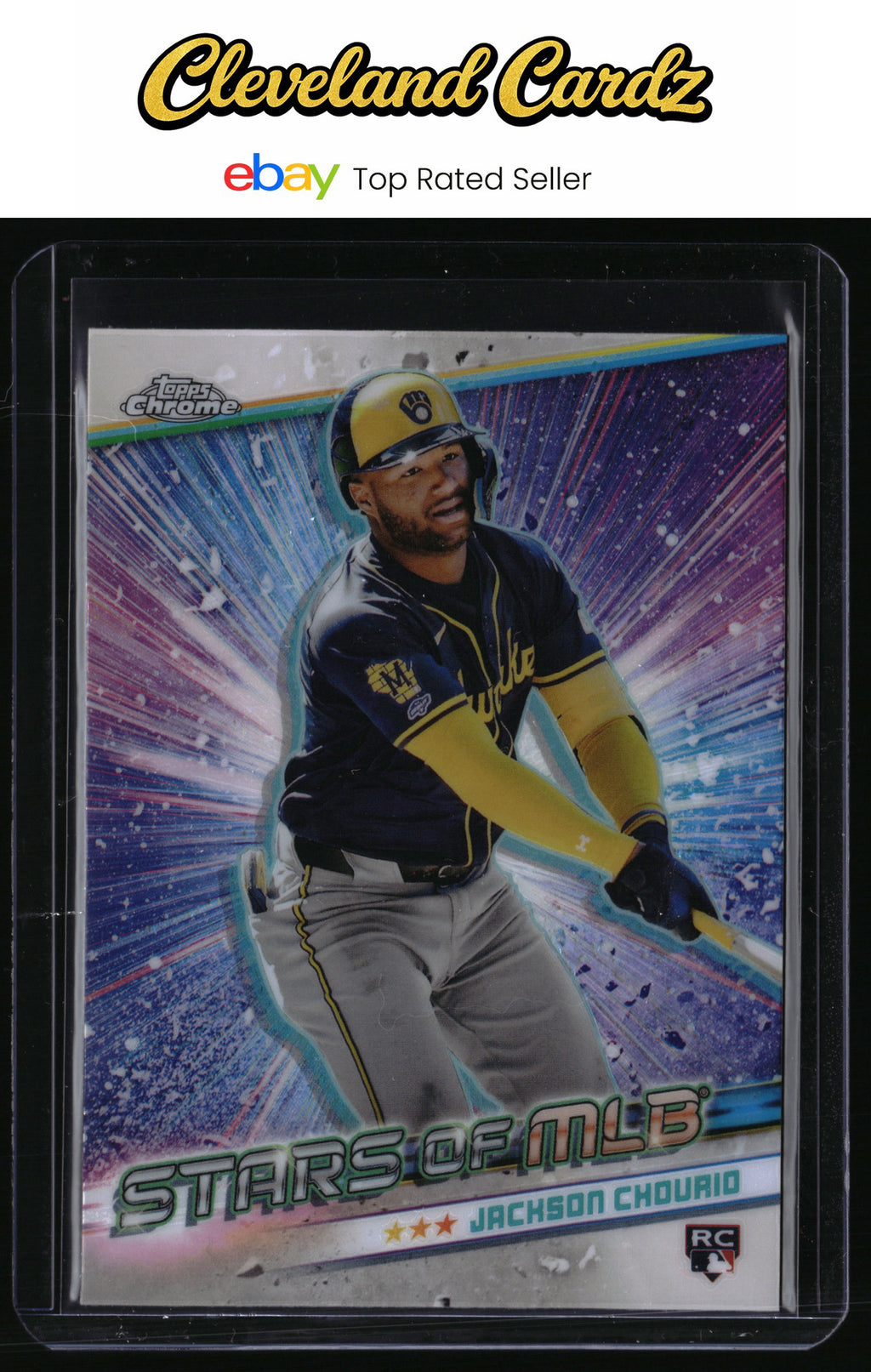 2024 Topps Update #CSMLB-84 Jackson Chourio Stars of MLB Chrome